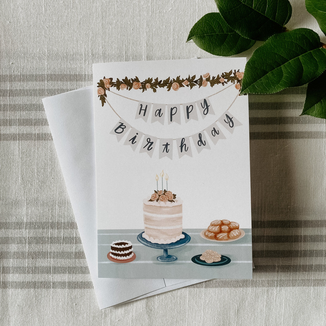 Happy Birthday - Blank Greeting Card