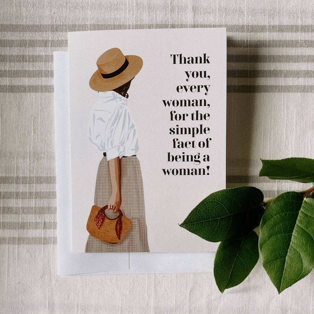 Letter to Women - Greeting Card
